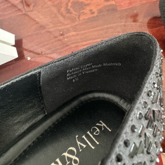 Kelly & Katie studded black open toed heels - Picture 5 of 5